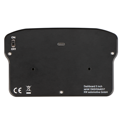 Ascher Racing 4 and 5 inch sim racing dashboards — compact telemetry display