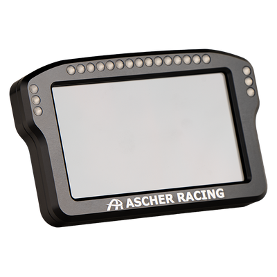 Ascher Racing 4 and 5 inch sim racing dashboards — compact telemetry display