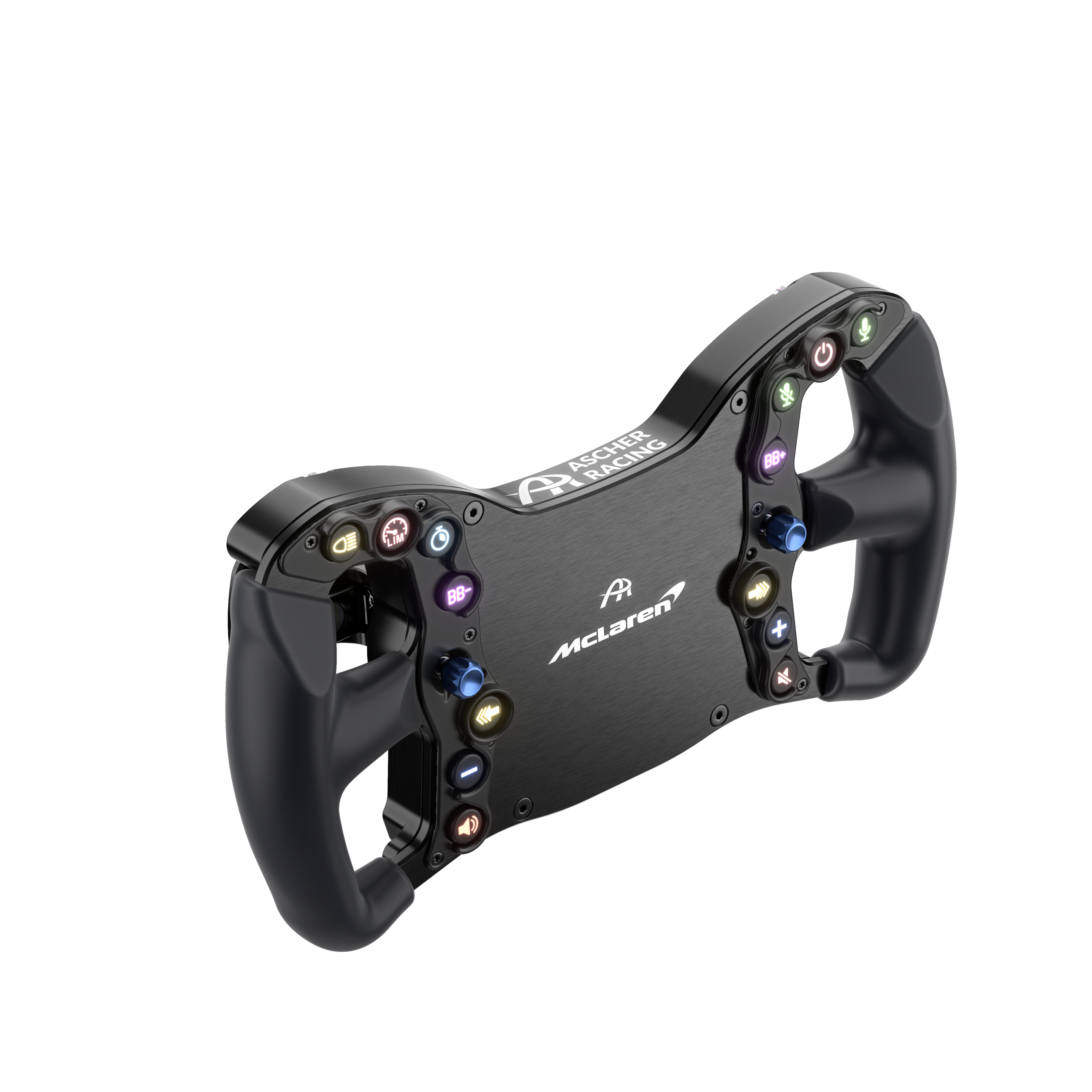 Ascher Racing McLaren Artura Sport sim racing steering wheel — McLaren licensed sport model