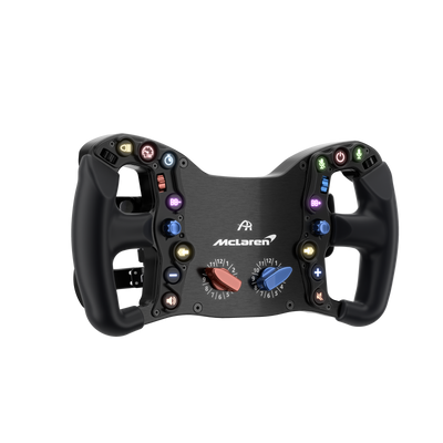 Ascher Racing McLaren Artura Pro sim racing steering wheel — licensed McLaren GT design