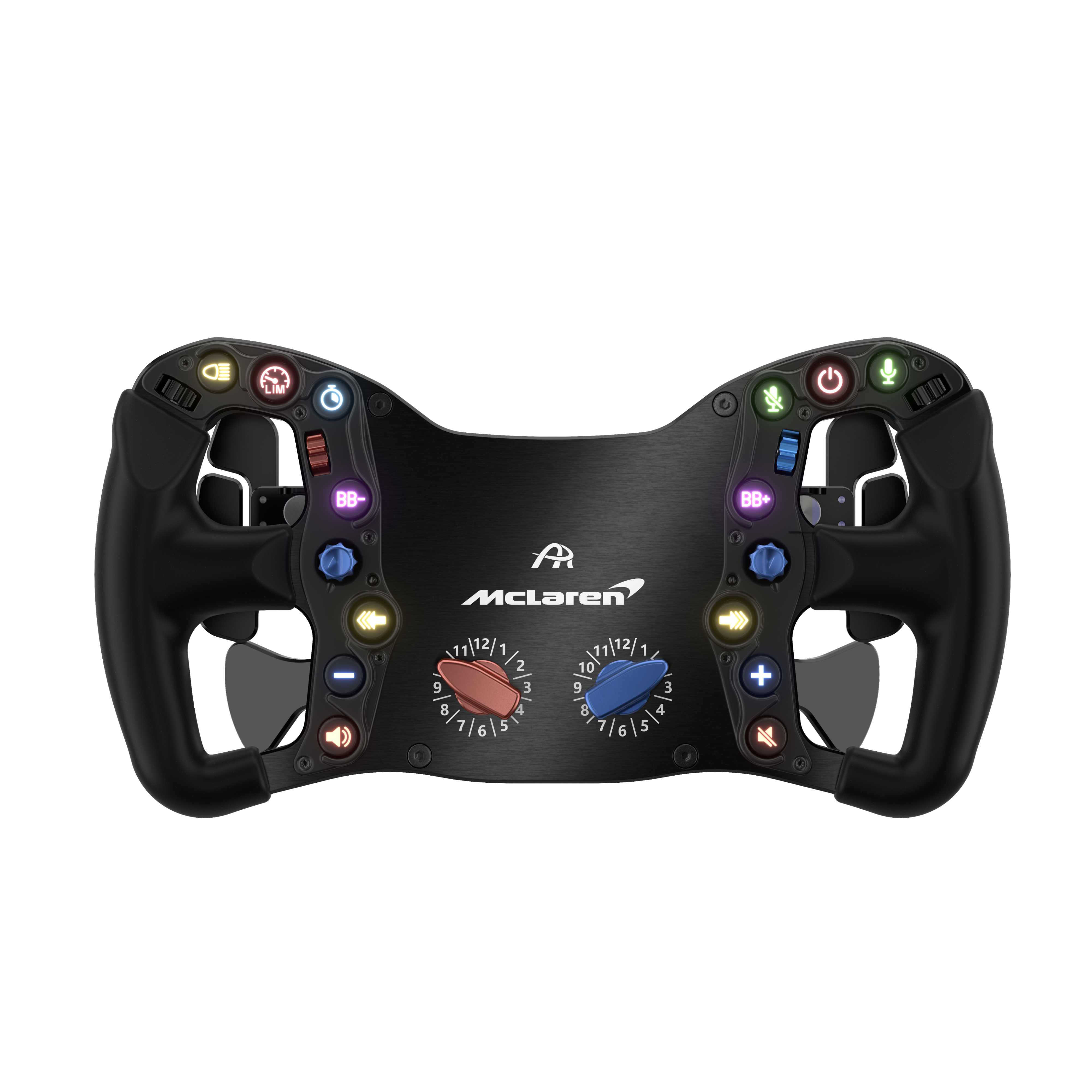 Ascher Racing McLaren Artura Pro sim racing steering wheel — licensed McLaren GT design