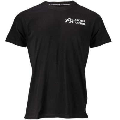 Ascher Racing Basic sim racing t-shirt — clean branded logo tee