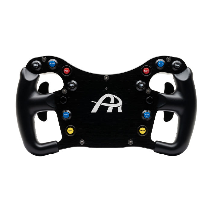 Ascher Racing F28-SC V2 sim racing steering wheel — SimuCube compatible 28-input wheel