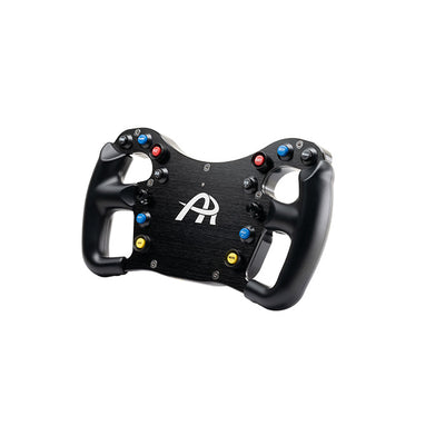 Ascher Racing F28-SC V2 sim racing steering wheel — SimuCube compatible 28-input wheel