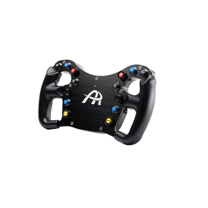 Ascher Racing F28-SC V2 sim racing steering wheel — SimuCube compatible 28-input wheel