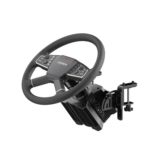 MOZA clamp for truck sim racing wheel — wheelbase adapter for trucking simulation
