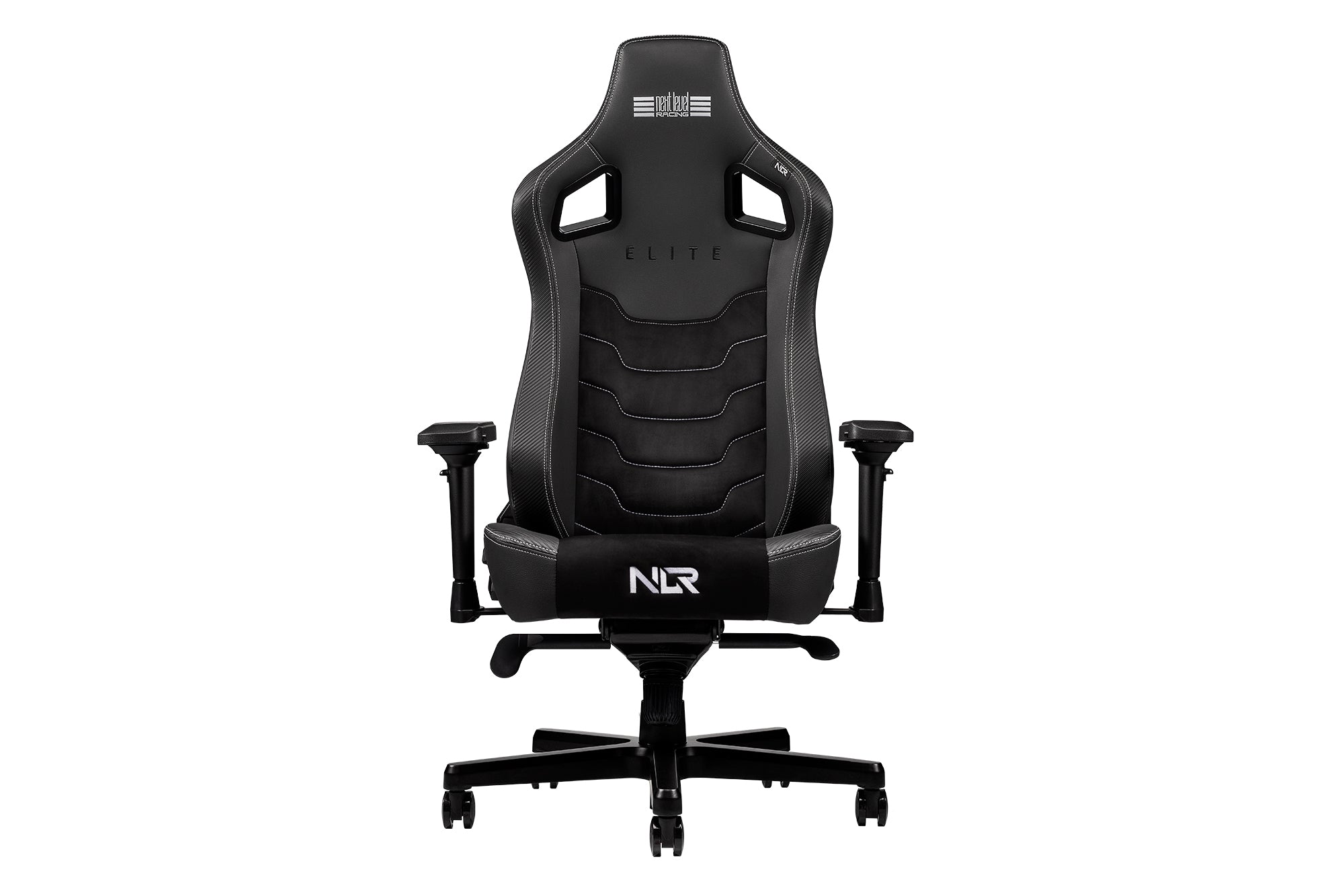 Next Level Racing Elite gaming chair — leather and suede edition premium racing chair