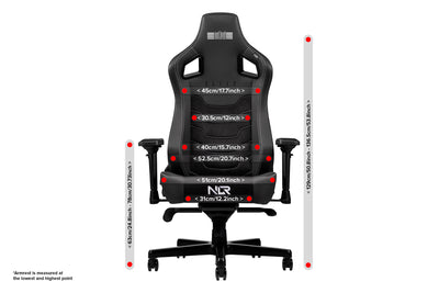 Next Level Racing Elite gaming chair — leather and suede edition premium racing chair