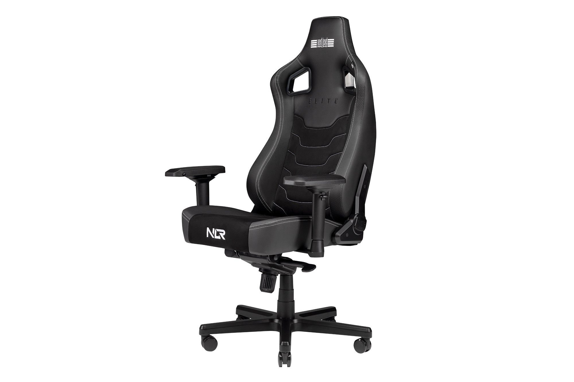 Next Level Racing Elite gaming chair — leather and suede edition premium racing chair