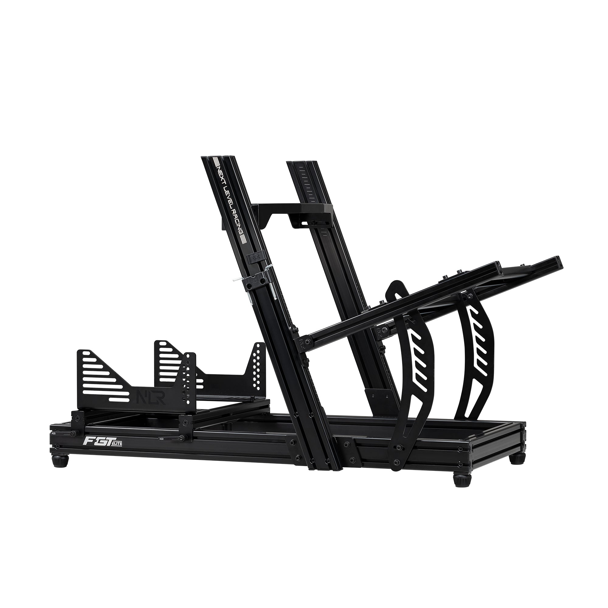 Next Level Racing F-GT Elite Lite wheel plate edition sim racing cockpit in black