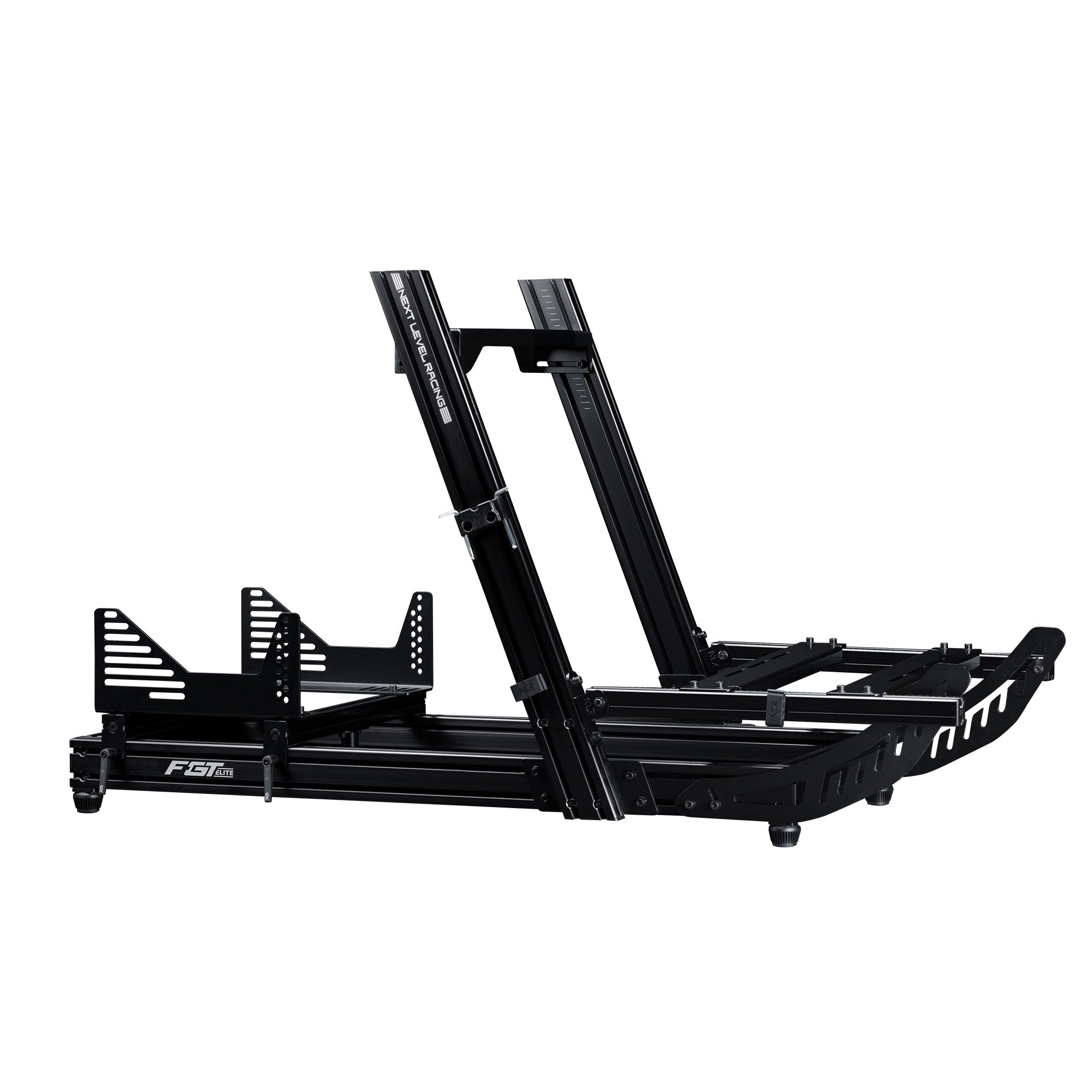 Next Level Racing F-GT Elite Lite wheel plate edition sim racing cockpit in black