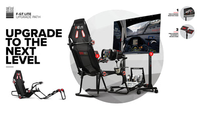 Next Level Racing F-GT Lite formula and GT foldable simulator cockpit
