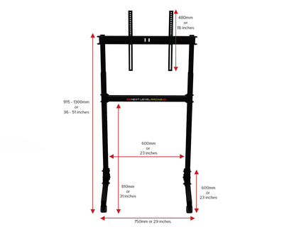 Next Level Racing free standing single monitor stand for sim racing
