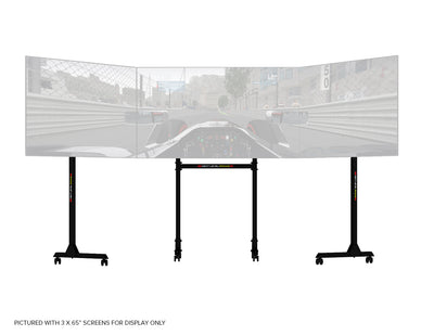 Next Level Racing free standing triple monitor stand for sim racing
