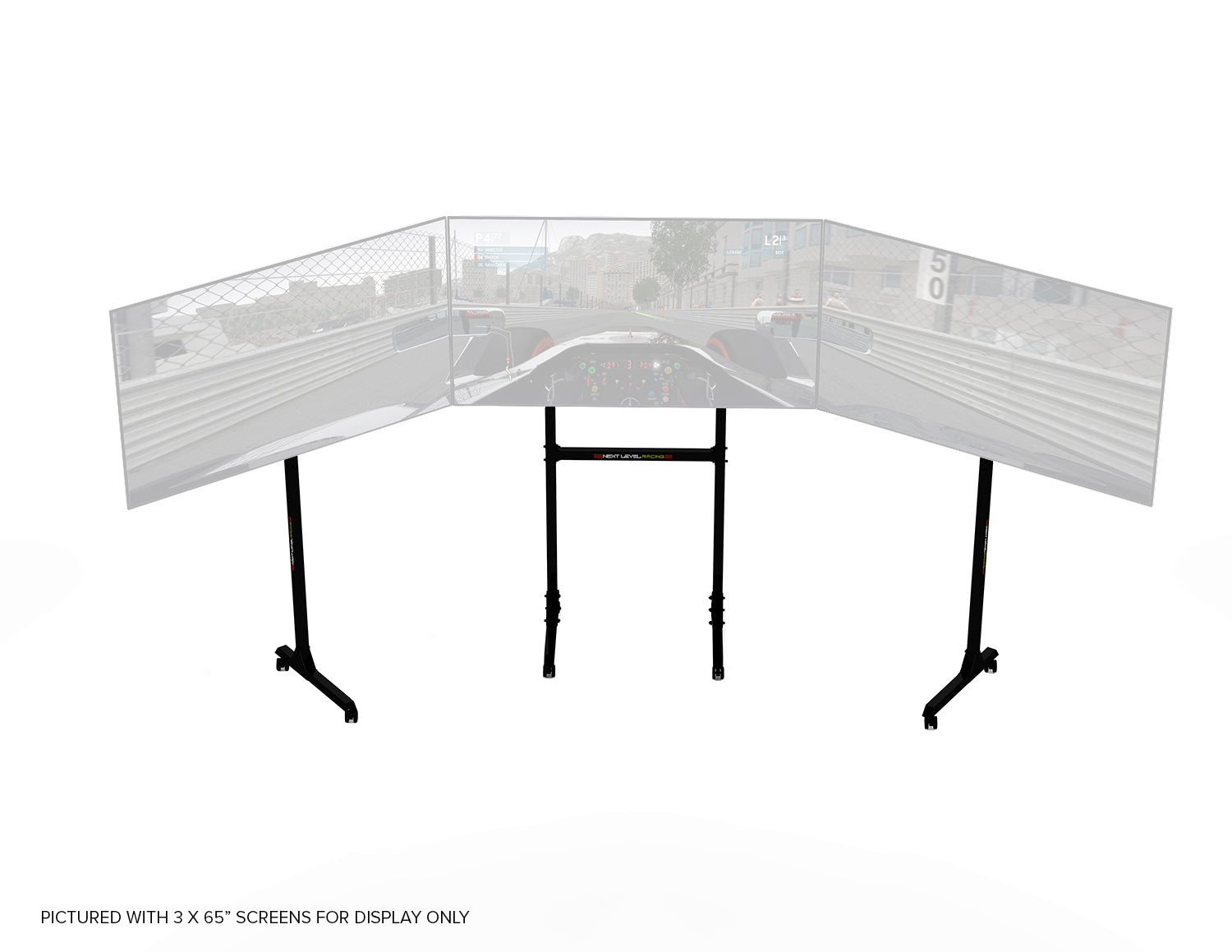 Next Level Racing free standing triple monitor stand for sim racing