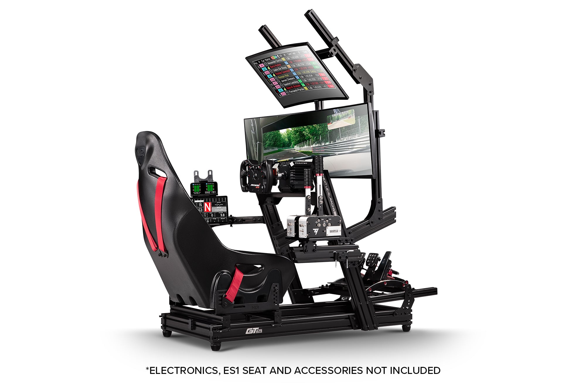 Next Level Racing GT Elite sim racing cockpit — wheel plate edition
