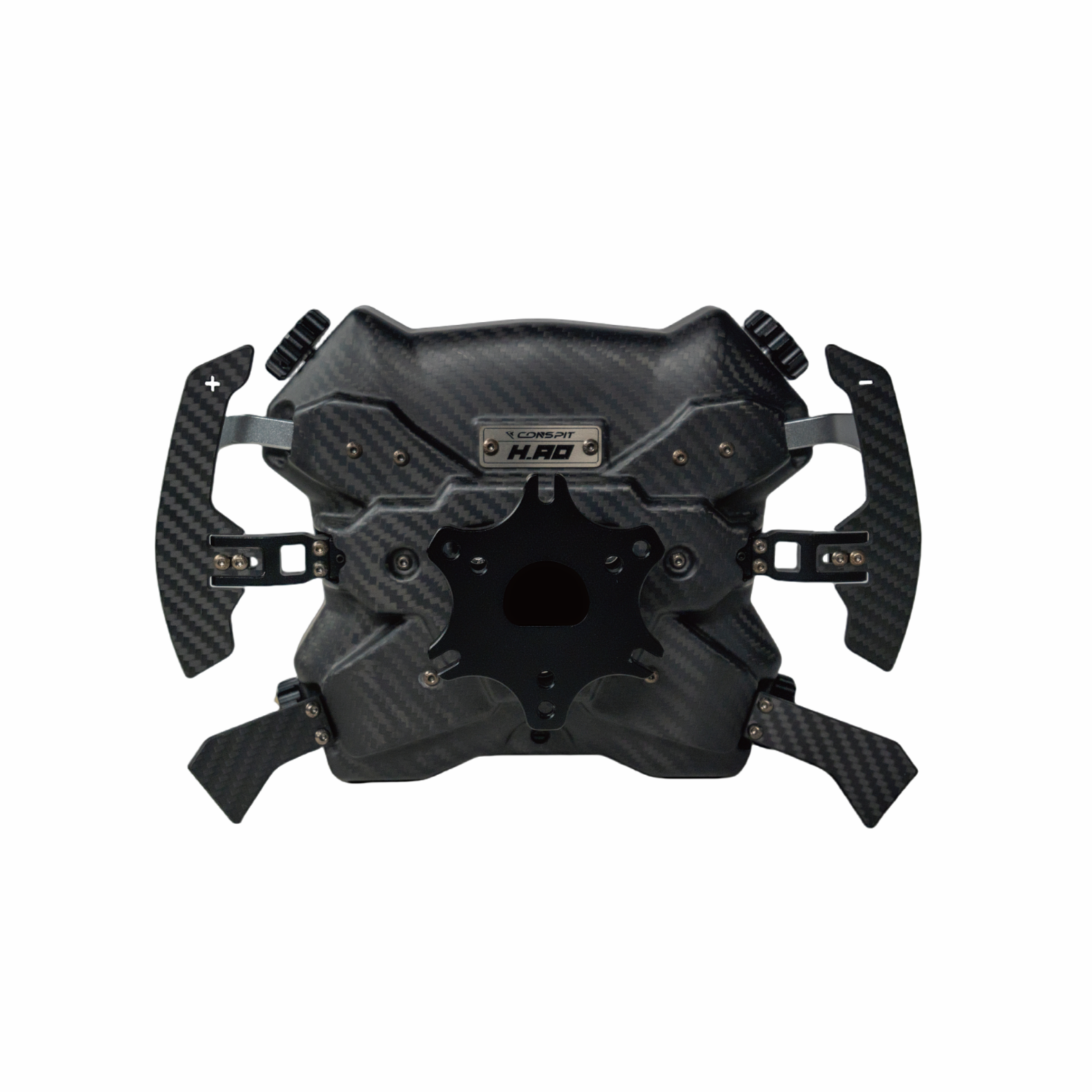Conspit H.AO open wheel hub for sim racing — rim to CDR quick release connector
