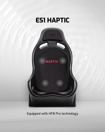 Next Level Racing ES1 haptic feedback sim racing seat — tactile immersion system