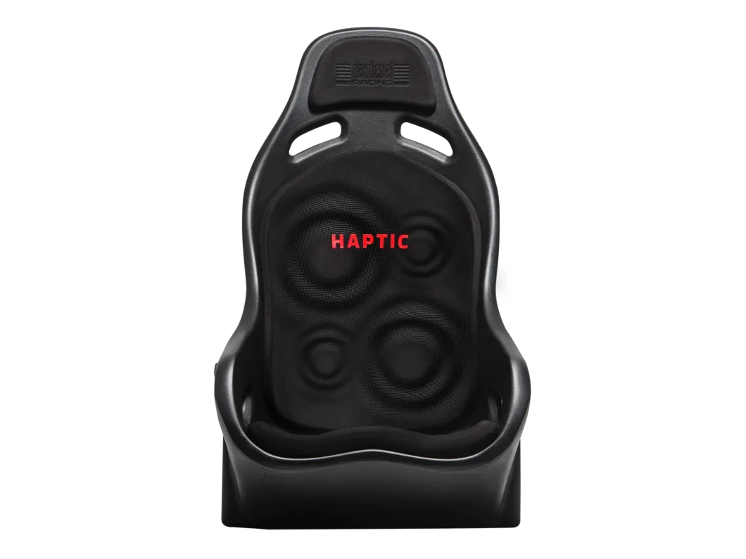 Next Level Racing ES1 haptic feedback sim racing seat — tactile immersion system