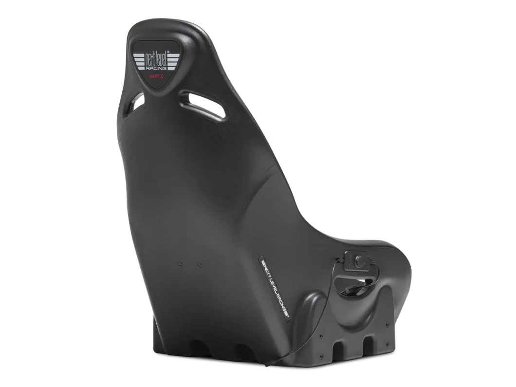 Next Level Racing ES1 haptic feedback sim racing seat — tactile immersion system