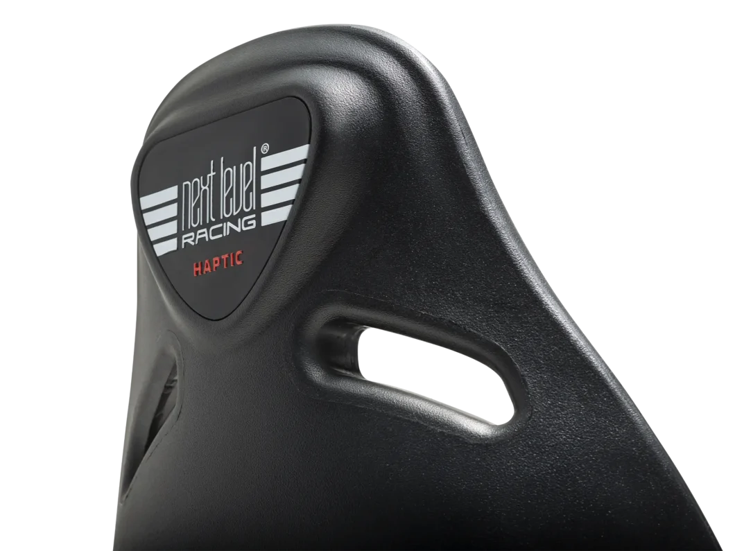 Next Level Racing ES1 haptic feedback sim racing seat — tactile immersion system