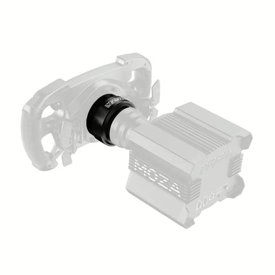 MOZA 70mm quick release adapter for sim racing wheel swap — MOZA wheelbase compatible