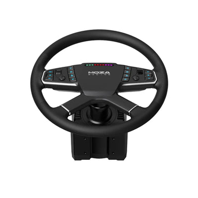 MOZA TSW truck sim racing steering wheel — large diameter for realistic trucking experience