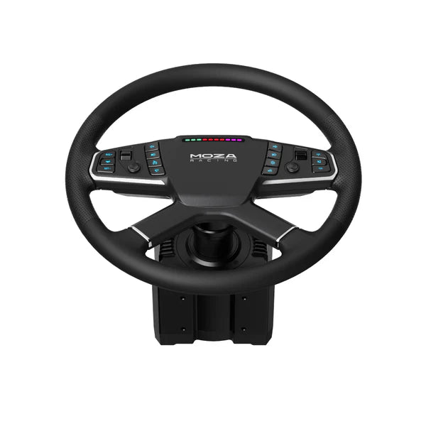 MOZA TSW truck sim racing steering wheel — large diameter for realistic trucking experience
