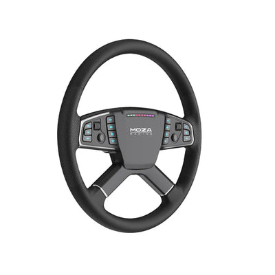 MOZA TSW truck sim racing steering wheel — large diameter for realistic trucking experience