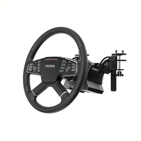 MOZA R5 trucking simulator bundle — wheelbase and truck wheel complete package