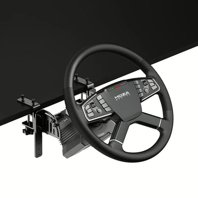 MOZA R5 trucking simulator bundle — wheelbase and truck wheel complete package