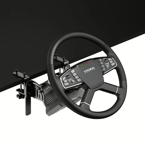 MOZA R5 trucking simulator bundle — wheelbase and truck wheel complete package