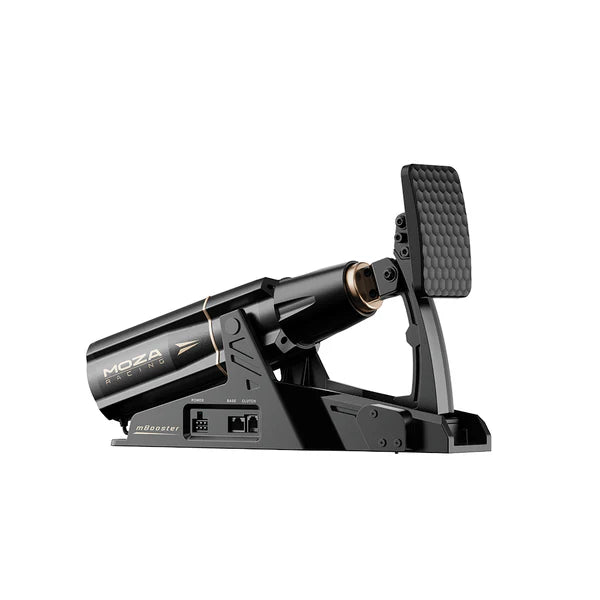 MOZA mBooster active brake pedal for sim racing — progressive resistance pedal
