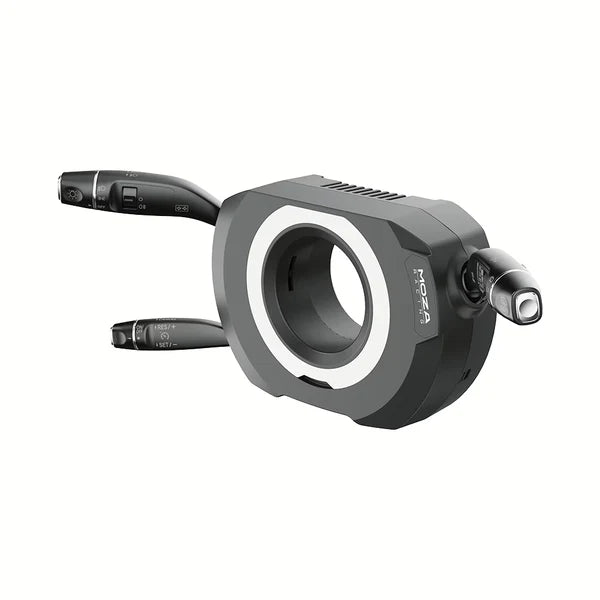 MOZA Multi-Function Stalks sim racing accessory — turn signals wipers and horn controls