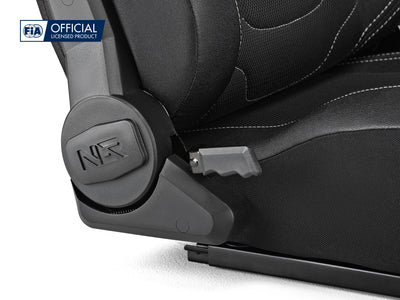 Next Level Racing ERS4 Elite reclining sim racing seat — fabric and SimAero mesh edition
