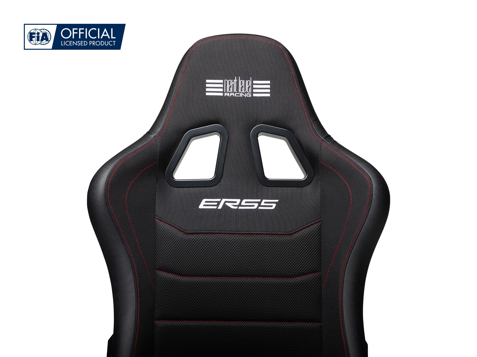Next Level Racing ERS5 Elite reclining sim racing seat — fabric and SimAero mesh edition