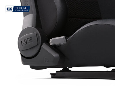 Next Level Racing ERS5 Elite reclining sim racing seat — fabric and SimAero mesh edition
