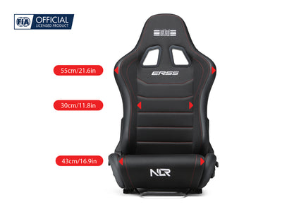 Next Level Racing ERS5 Elite reclining sim racing seat — fabric and SimAero mesh edition
