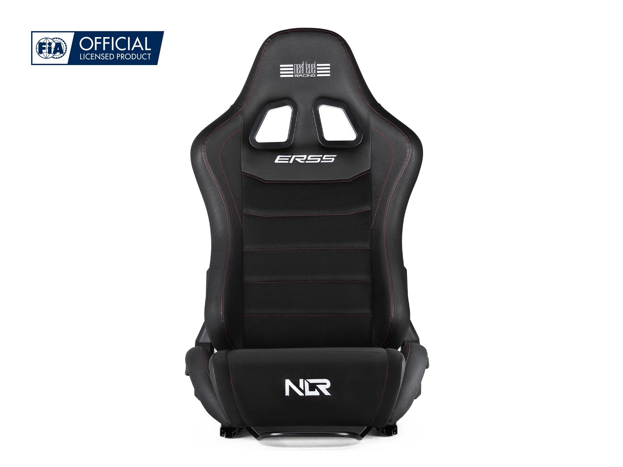 Next Level Racing ERS5 Elite reclining sim racing seat — PU leather and suede edition