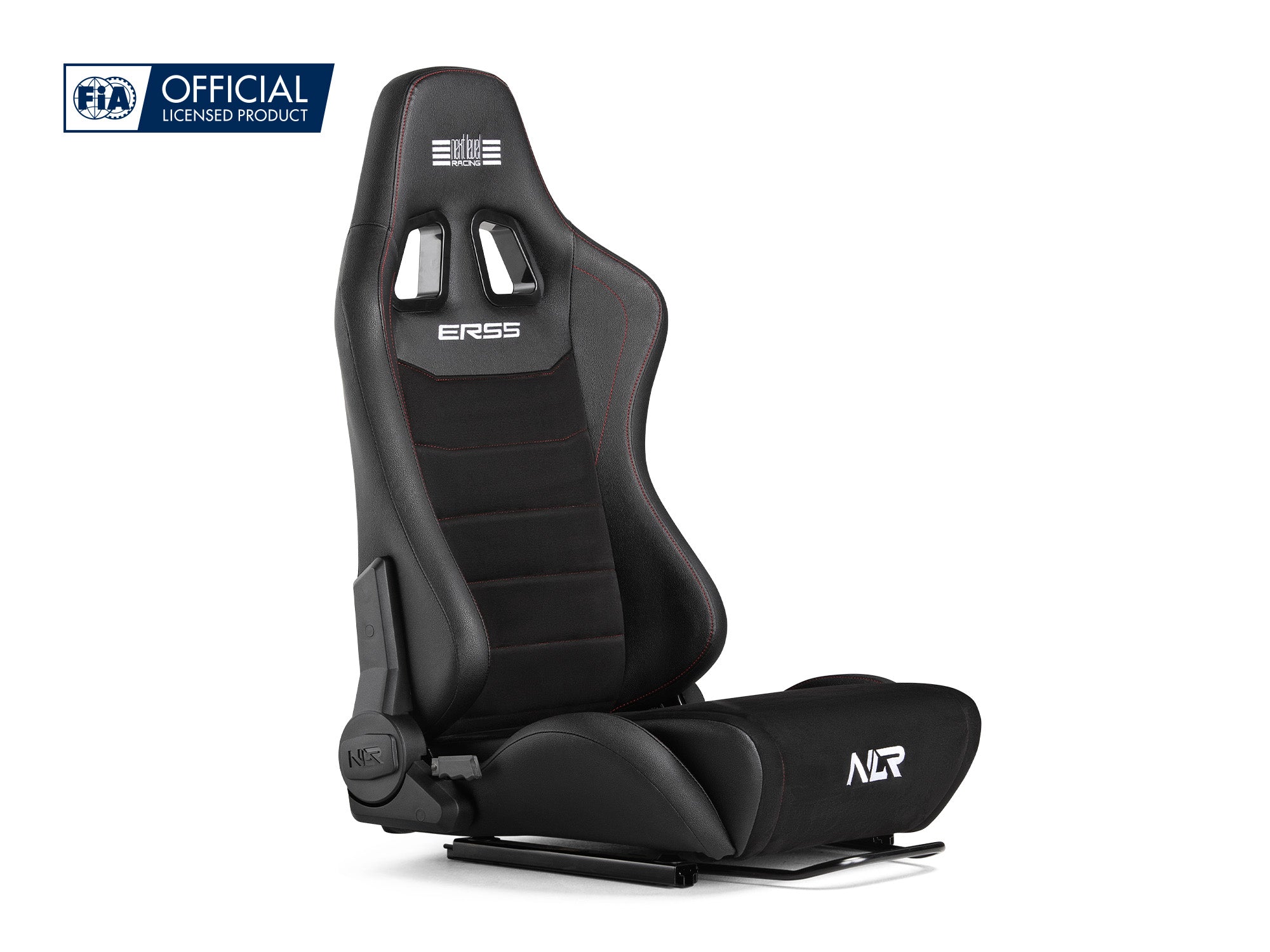 Next Level Racing ERS5 Elite reclining sim racing seat — PU leather and suede edition