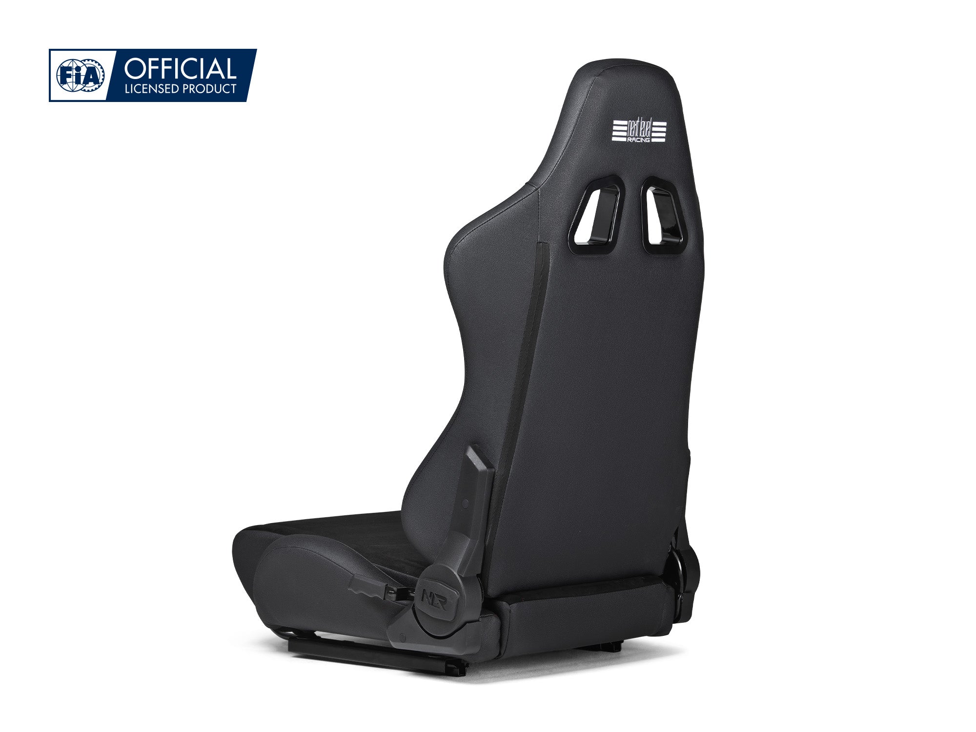 Next Level Racing ERS5 Elite reclining sim racing seat — PU leather and suede edition