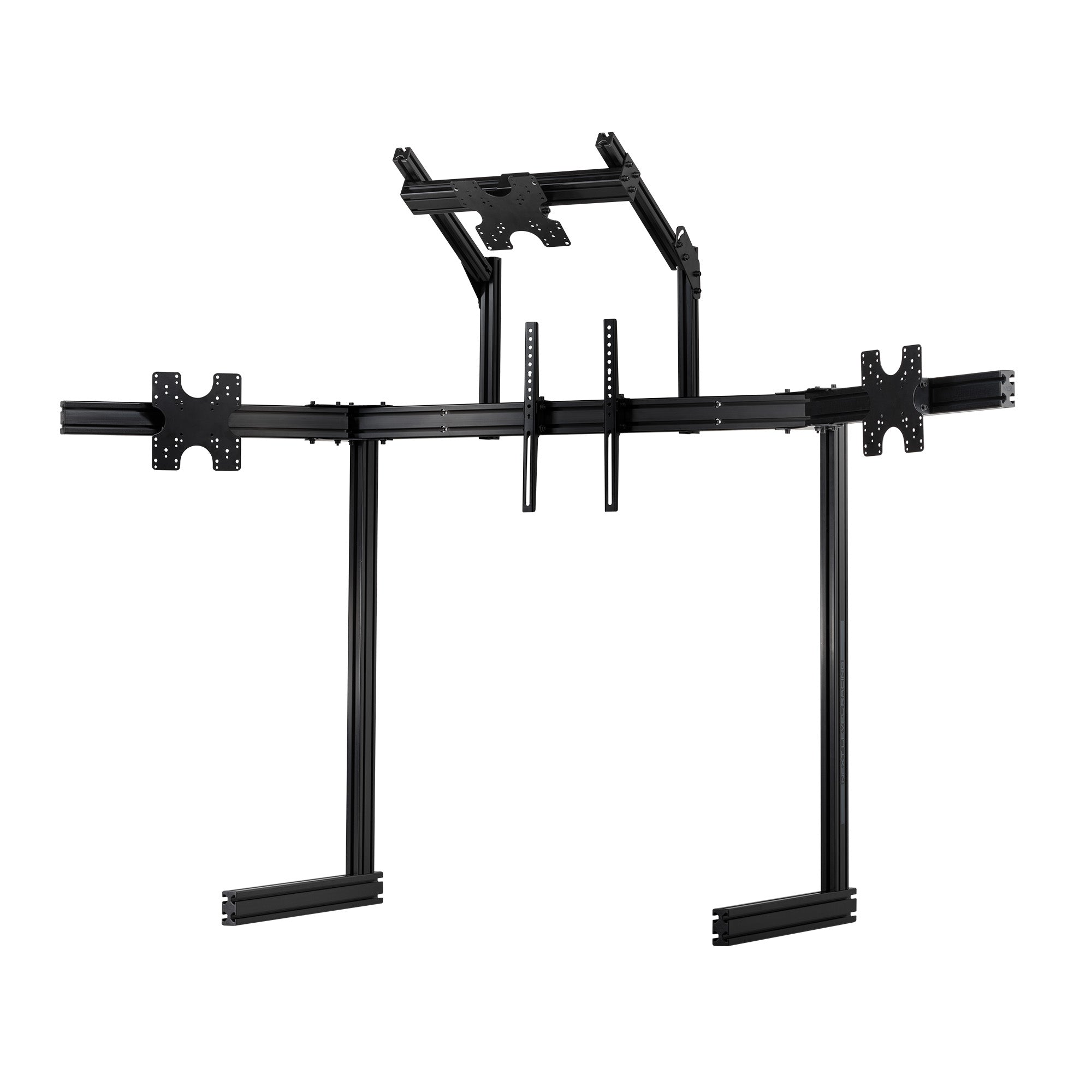 Next Level Racing Elite quad monitor stand — black edition for sim racing