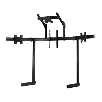 Next Level Racing Elite quad monitor stand — black edition for sim racing