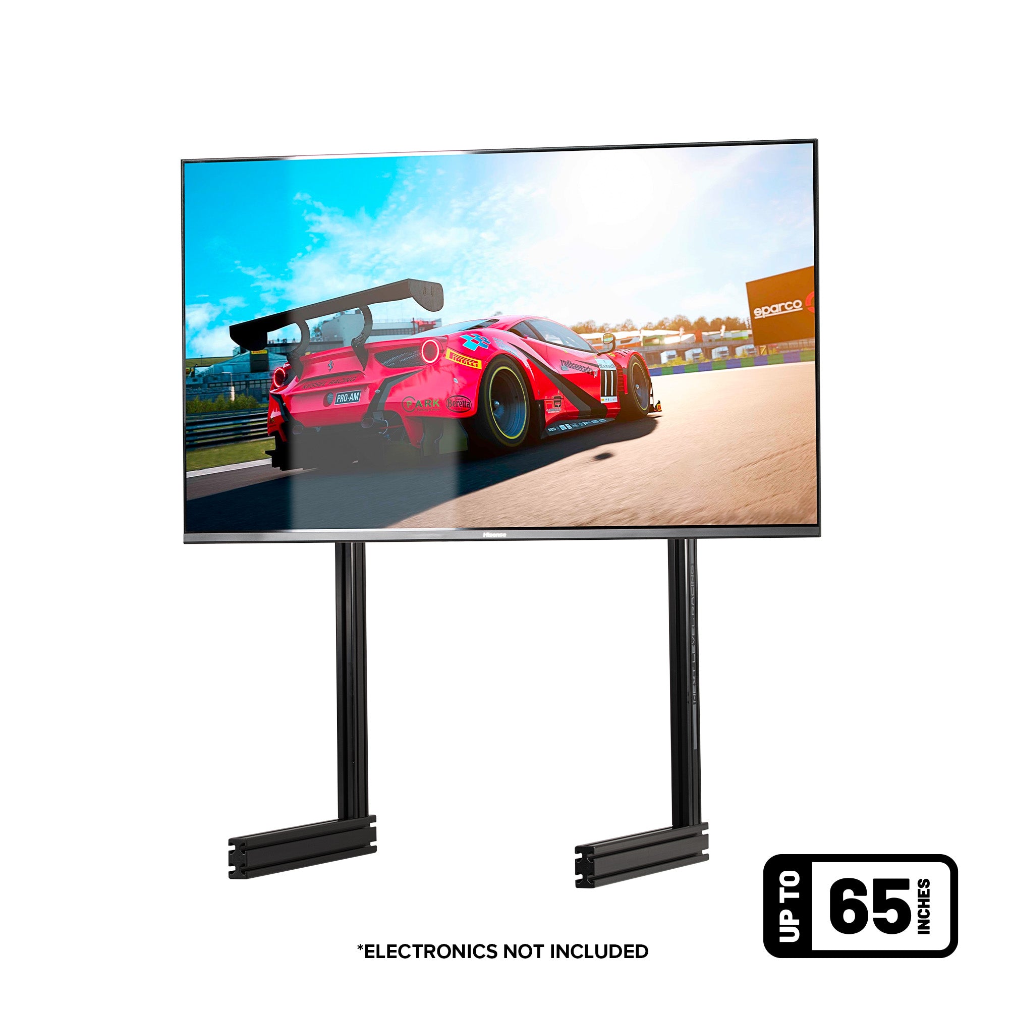 Next Level Racing Elite freestanding single monitor stand — black edition