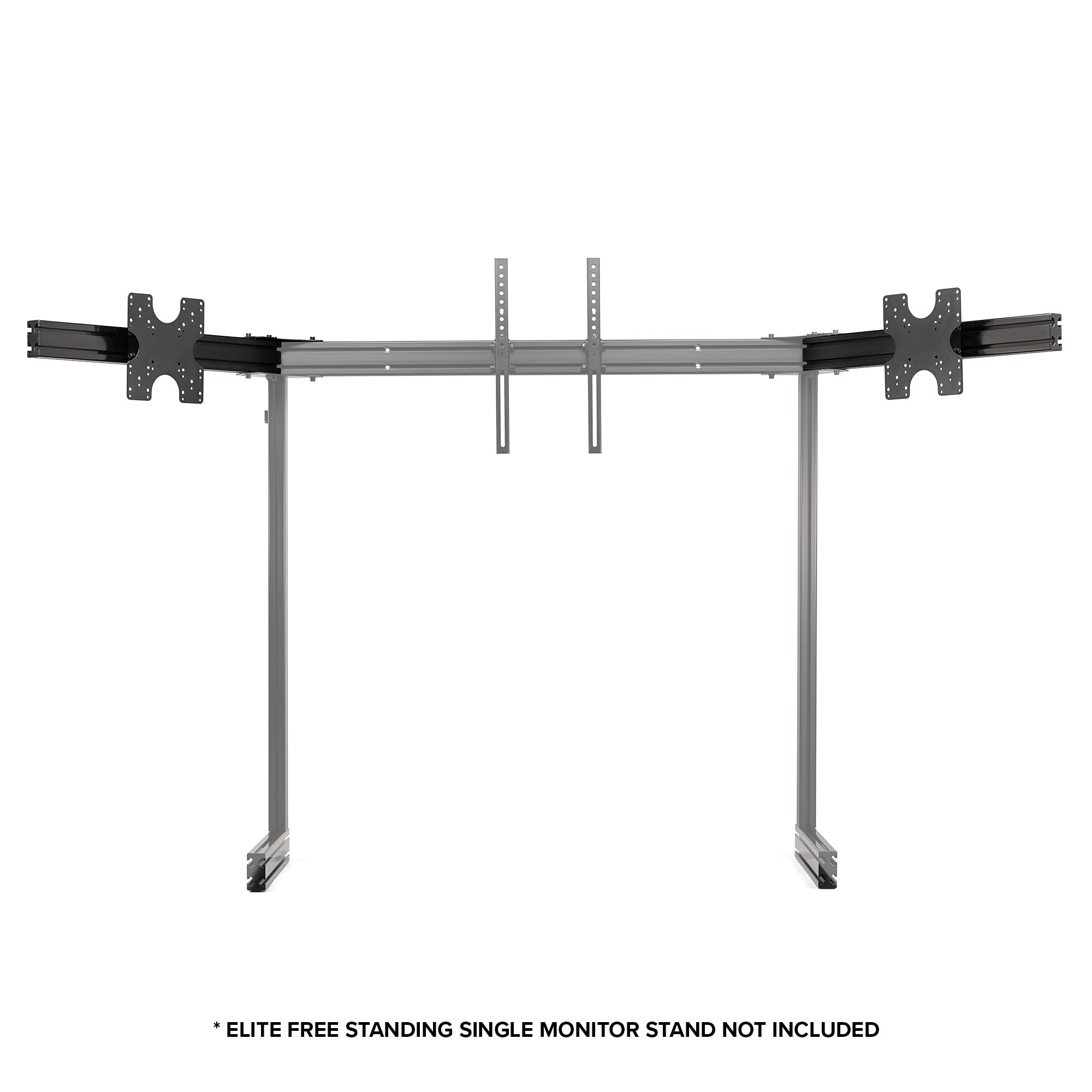 Next Level Racing Elite freestanding triple monitor stand add-on — black edition