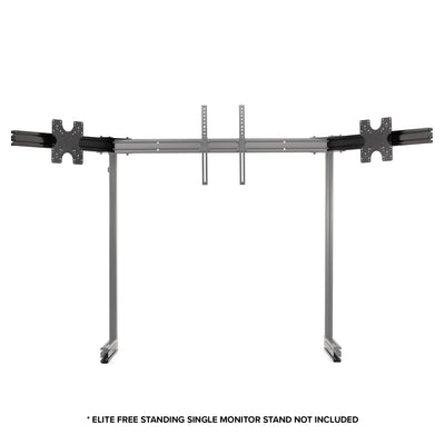 Next Level Racing Elite freestanding triple monitor stand add-on — black edition