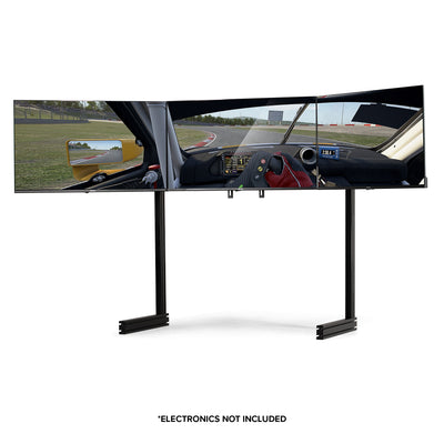 Next Level Racing Elite triple monitor stand — black edition for sim racing