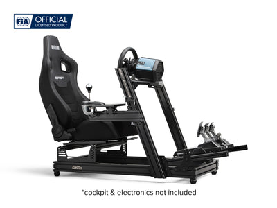 Next Level Racing ERS4 Elite reclining sim racing seat — PU leather and suede edition