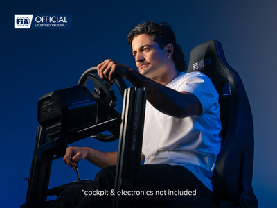 Next Level Racing ERS4 Elite reclining sim racing seat — PU leather and suede edition