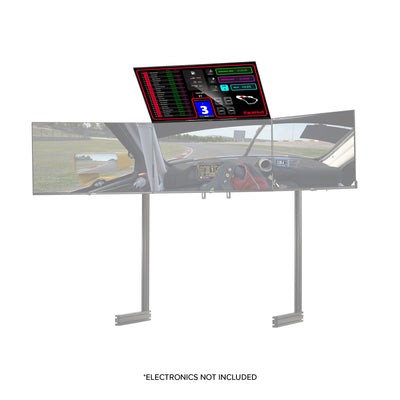 Next Level Racing Elite freestanding overhead quad monitor stand add-on — black edition
